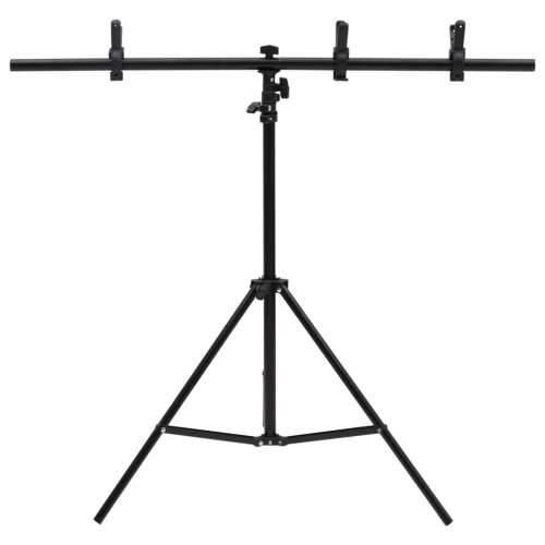 Stalak za pozadinu u obliku slova T crni 91 x 60 x (70-200) cm - 91 x 60 x 200 cm Cijena