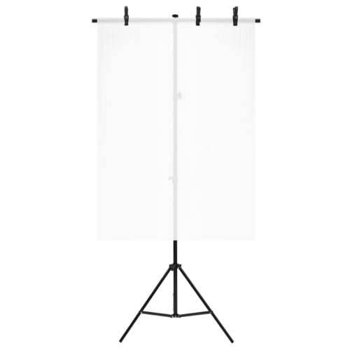 Stalak za pozadinu u obliku slova T crni 91 x 60 x (70-200) cm - 91 x 60 x 200 cm Cijena
