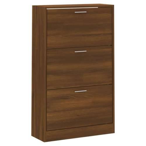 Ormarić za cipele boja hrasta 63x24x103 cm konstruirano drvo - Smeđi hrast 1 103 cm 63 cm Cijena