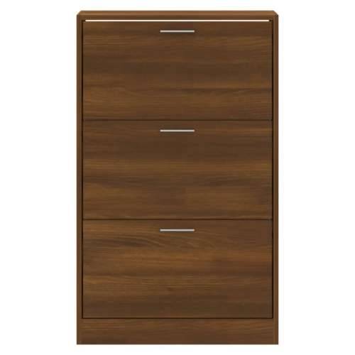 Ormarić za cipele boja hrasta 63x24x103 cm konstruirano drvo - Smeđi hrast 1 103 cm 63 cm Cijena