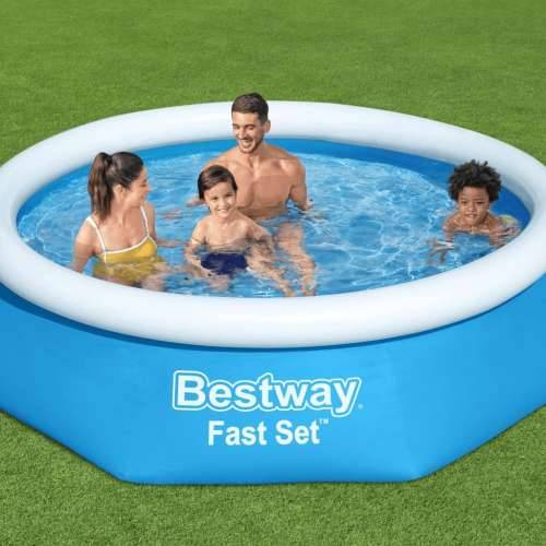 Bestway bazen na napuhavanje Fast Set okrugli 244 x 66 cm 57265 Cijena