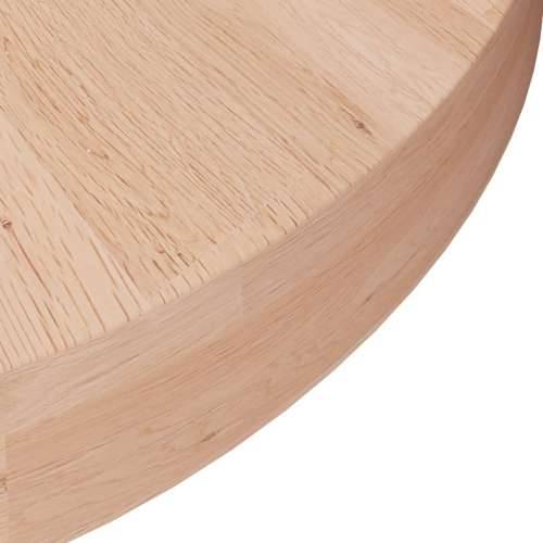 Okrugla stolna ploča Ø 50 x 4 cm netretirana masivna hrastovina - Prirodna Ø 50 x 4 cm 1 Cijena