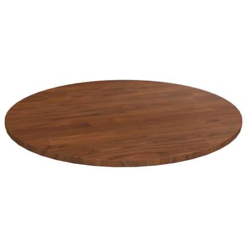 Okrugla stolna ploča tamnosmeđa Ø60x1,5 cm tretirana hrastovina