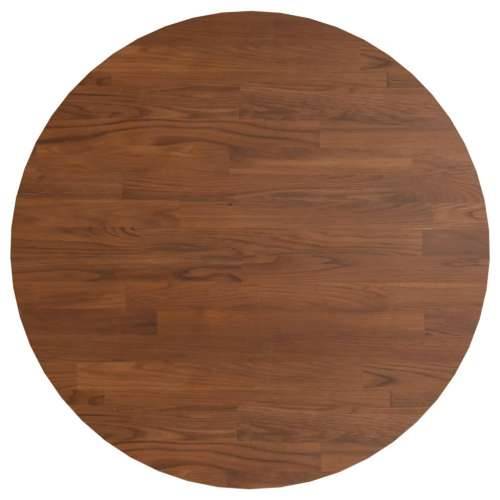 Okrugla stolna ploča tamnosmeđa Ø60x1,5 cm tretirana hrastovina Cijena