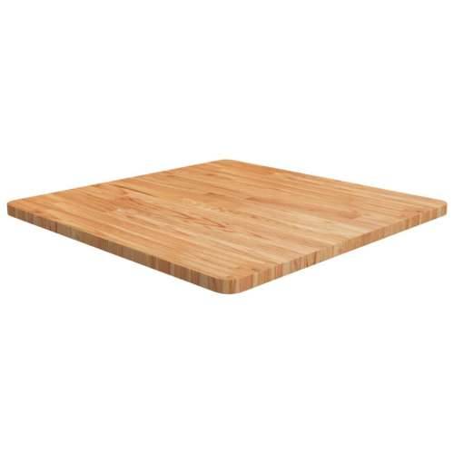 Četvrtasta stolna ploča svjetlosmeđa 70x70x2,5 cm od hrastovine - Svjetlosmeđa 70 x 70 x 2.5 cm 1 Cijena