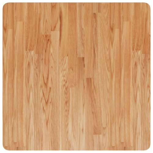 Četvrtasta stolna ploča svjetlosmeđa 70x70x2,5 cm od hrastovine - Svjetlosmeđa 70 x 70 x 2.5 cm 1 Cijena