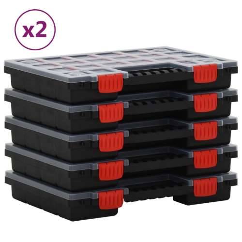 Kutije za razvrstavanje 10 kom 34,5 x 25 x 5 cm polipropilen - 10 1 15 pregrada Cijena