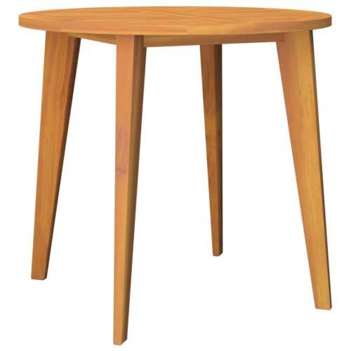Vrtna garnitura - 5-dijelni vrtni blagovaonski set od masivnog bagremovog drva - Ø 85 cm stol 4 Cijena