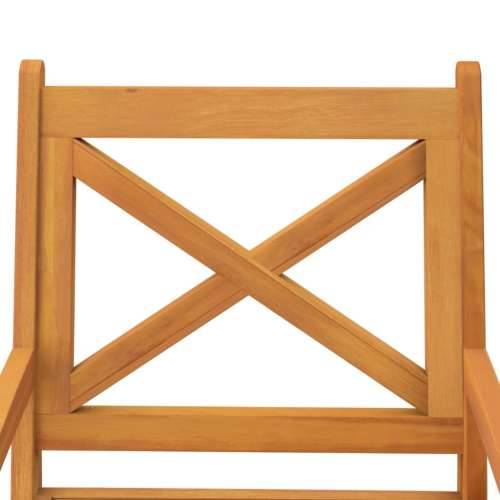 Vrtna garnitura - 5-dijelni vrtni blagovaonski set od masivnog bagremovog drva - Dužina stola 85 cm 4 Cijena