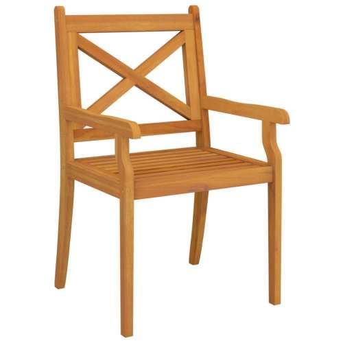 Vrtna garnitura - 5-dijelni vrtni blagovaonski set od masivnog bagremovog drva - Dužina stola 110 cm 4 Cijena