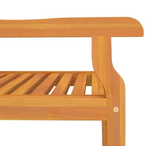 Vrtna garnitura - 5-dijelni vrtni blagovaonski set od masivnog bagremovog drva - Dužina stola 110 cm 4 Cijena