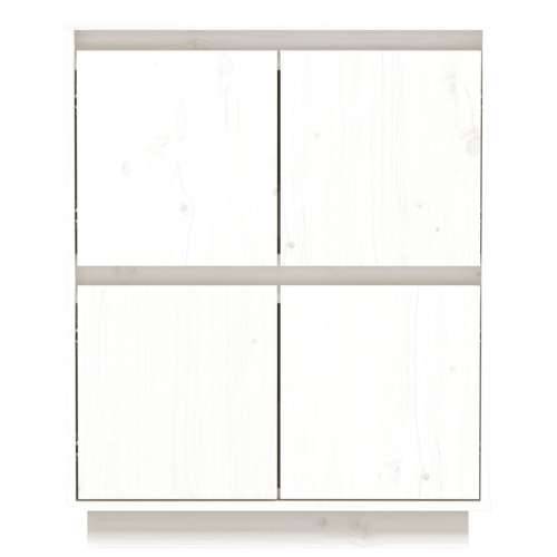 Komoda bijela 60 x 34 x 75 cm od masivne borovine - Bijela 1 Cijena