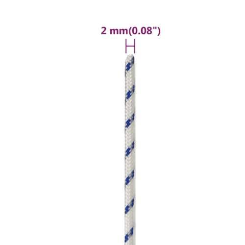 Brodski konop bijeli 2 mm 50 m od polipropilena - Bijela i plava 1 50 m 2 mm Cijena
