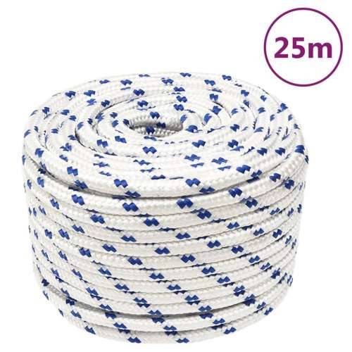 Brodski konop bijeli 14 mm 25 m od polipropilena - Bijela i plava 1 25 m 14 mm Cijena