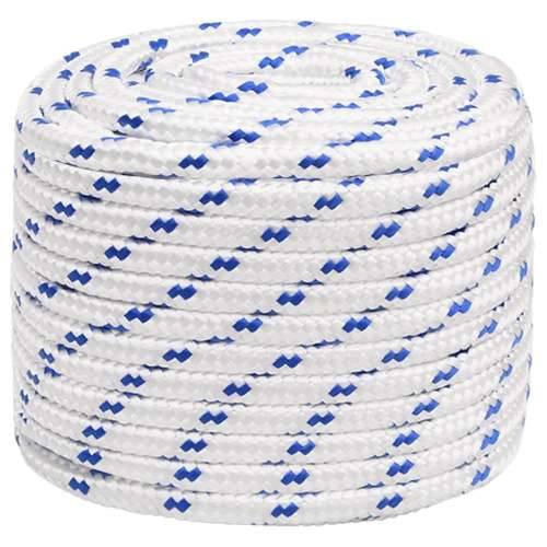 Brodski konop bijeli 16 mm 25 m od polipropilena - Bijela i plava 1 25 m 16 mm Cijena