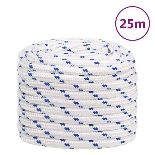 Brodski konop bijeli 20 mm 25 m od polipropilena - Bijela i plava 1 25 m 20 mm Cijena