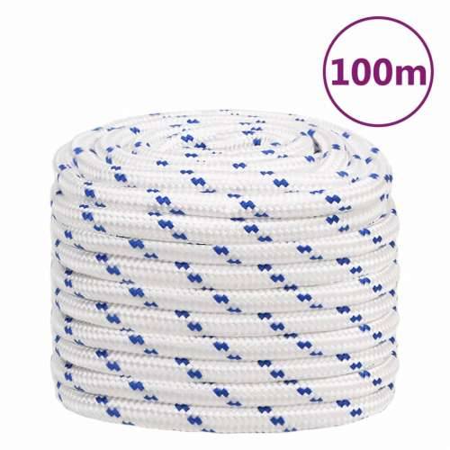 Brodski konop bijeli 20 mm 100 m od polipropilena - Bijela i plava 1 100 m 20 mm Cijena