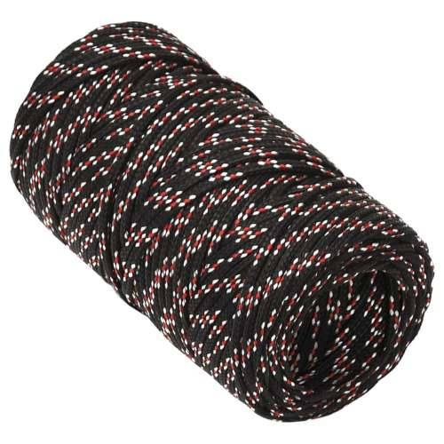 Brodski konop crni 2 mm 25 m od polipropilena - Crna i crvena 1 25 m 2 mm Cijena