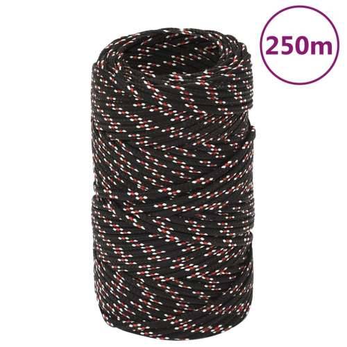 Brodski konop crni 2 mm 250 m od polipropilena - Crna i crvena 1 250 m 2 mm Cijena