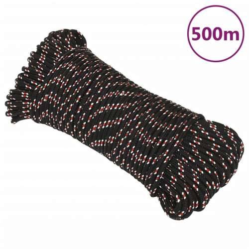 Brodski konop crni 3 mm 500 m od polipropilena - Crna i crvena 1 500 m 3 mm Cijena