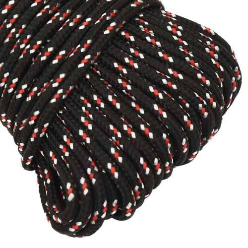 Brodski konop crni 3 mm 500 m od polipropilena - Crna i crvena 1 500 m 3 mm Cijena