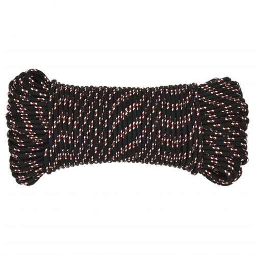 Brodski konop crni 4 mm 50 m od polipropilena - Crna i crvena 1 50 m 4 mm Cijena