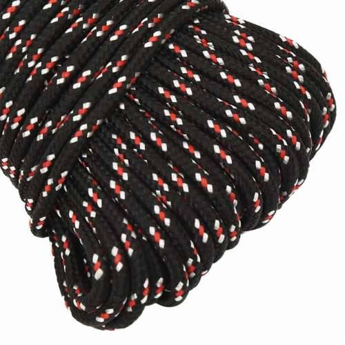 Brodski konop crni 4 mm 100 m od polipropilena - Crna i crvena 1 100 m 4 mm Cijena