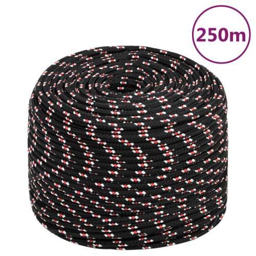 Brodski konop crni 6 mm 250 m od polipropilena - Crna i crvena 1 250 m 6 mm Cijena