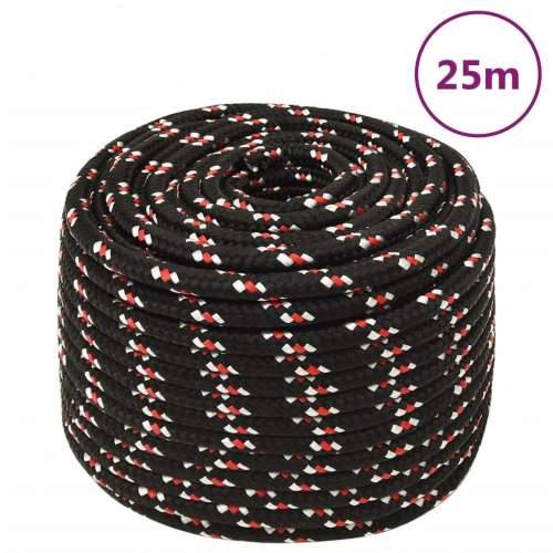Brodski konop crni 14 mm 25 m od polipropilena - Crna i crvena 1 25 m 14 mm Cijena