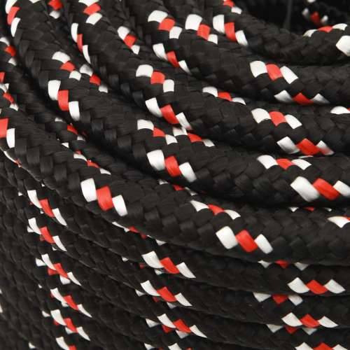 Brodski konop crni 14 mm 25 m od polipropilena - Crna i crvena 1 25 m 14 mm Cijena