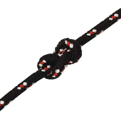 Brodski konop crni 14 mm 25 m od polipropilena - Crna i crvena 1 25 m 14 mm Cijena
