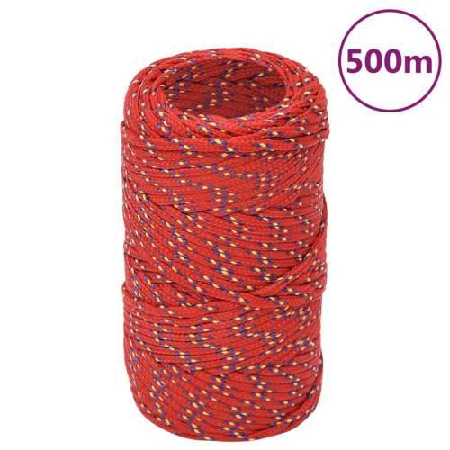 Brodski konop crveni 2 mm 500 m od polipropilena - Crvena 1 500 m 2 mm Cijena
