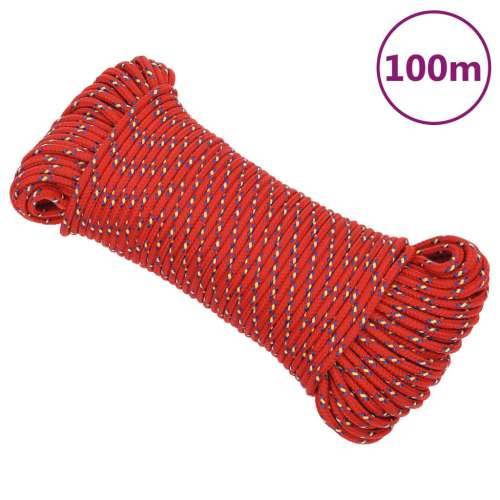 Brodski konop crveni 4 mm 100 m od polipropilena - Crvena 1 100 m 4 mm Cijena