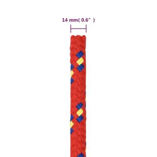 Brodski konop crveni 14 mm 100 m od polipropilena - Crvena 1 100 m 14 mm Cijena