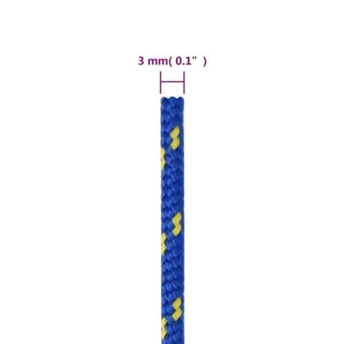 Brodski konop plavi 3 mm 25 m od polipropilena - Plava 1 25 m 3 mm Cijena