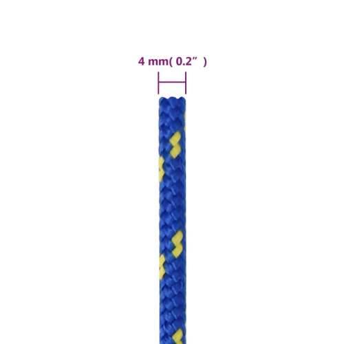 Brodski konop plavi 4 mm 25 m od polipropilena - Plava 1 25 m 4 mm Cijena