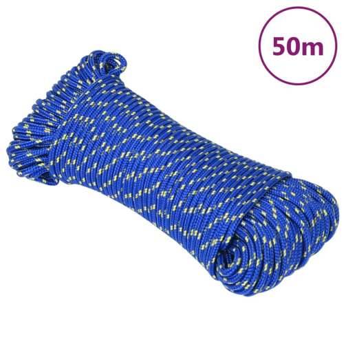 Brodski konop plavi 4 mm 50 m od polipropilena - Plava 1 50 m 4 mm Cijena