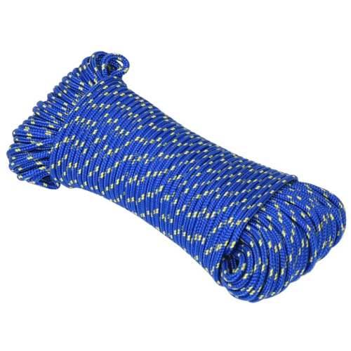 Brodski konop plavi 4 mm 50 m od polipropilena - Plava 1 50 m 4 mm Cijena