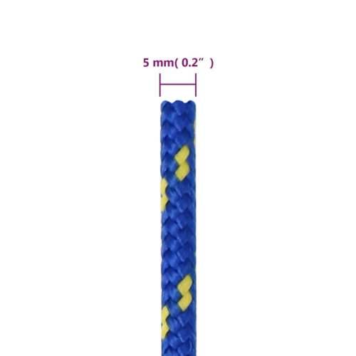 Brodski konop plavi 5 mm 25 m od polipropilena - Plava 1 25 m 5 mm Cijena