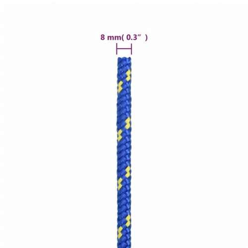 Brodski konop plavi 8 mm 250 m od polipropilena - Plava 1 250 m 8 mm Cijena