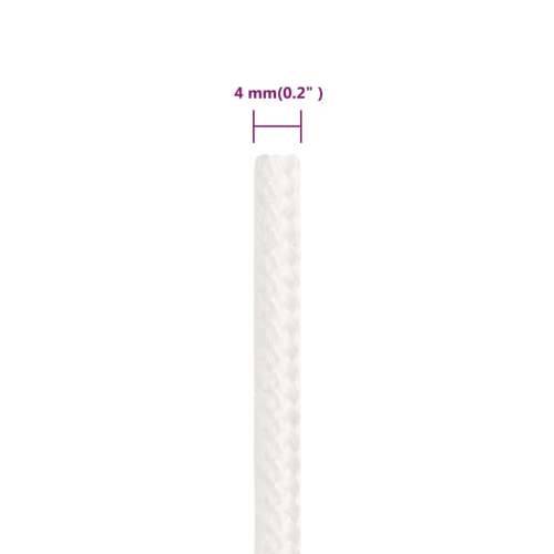 Brodski konop svjetlobijeli 4 mm 50 m od polipropilena - Bijela 1 50 m 4 mm Cijena