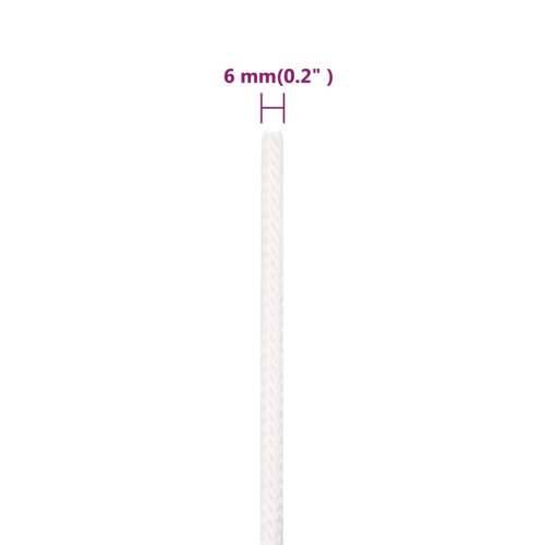 Brodski konop svjetlobijeli 6 mm 250 m od polipropilena - Bijela 1 250 m 6 mm Cijena