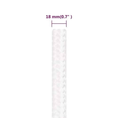 Brodski konop svjetlobijeli 18 mm 50 m od polipropilena - Bijela 1 50 m 18 mm Cijena