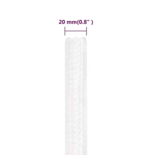 Brodski konop svjetlobijeli 20 mm 100 m od polipropilena - Bijela 1 100 m 20 mm Cijena