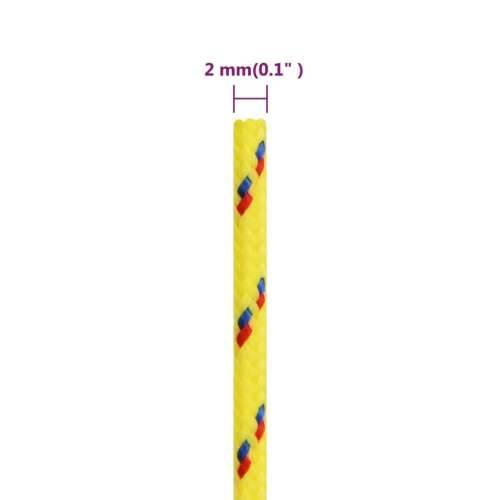 Brodski konop žuti 2 mm 250 m od polipropilena - Žuta 1 250 m 2 mm Cijena