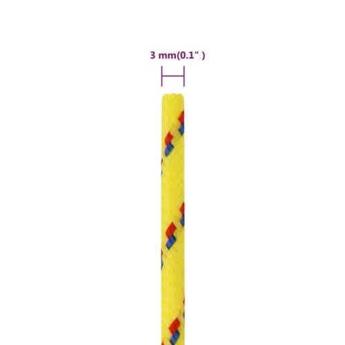 Brodski konop žuti 3 mm 25 m od polipropilena - Žuta 1 25 m 3 mm Cijena