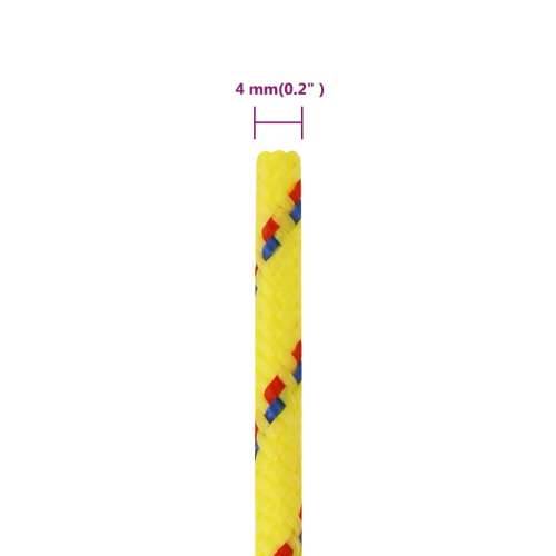 Brodski konop žuti 4 mm 100 m od polipropilena - Žuta 1 100 m 4 mm Cijena