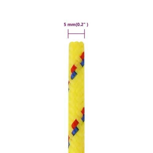 Brodski konop žuti 5 mm 25 m od polipropilena - Žuta 1 25 m 5 mm Cijena