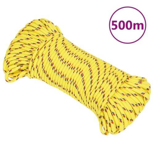 Brodski konop žuti 5 mm 500 m od polipropilena - Žuta 1 500 m 5 mm Cijena