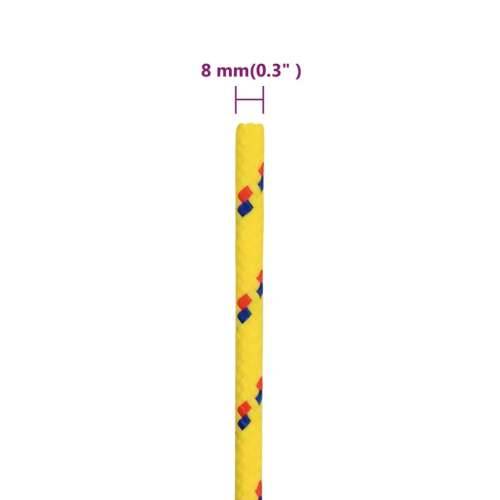 Brodski konop žuti 8 mm 25 m od polipropilena - Žuta 1 25 m 8 mm Cijena
